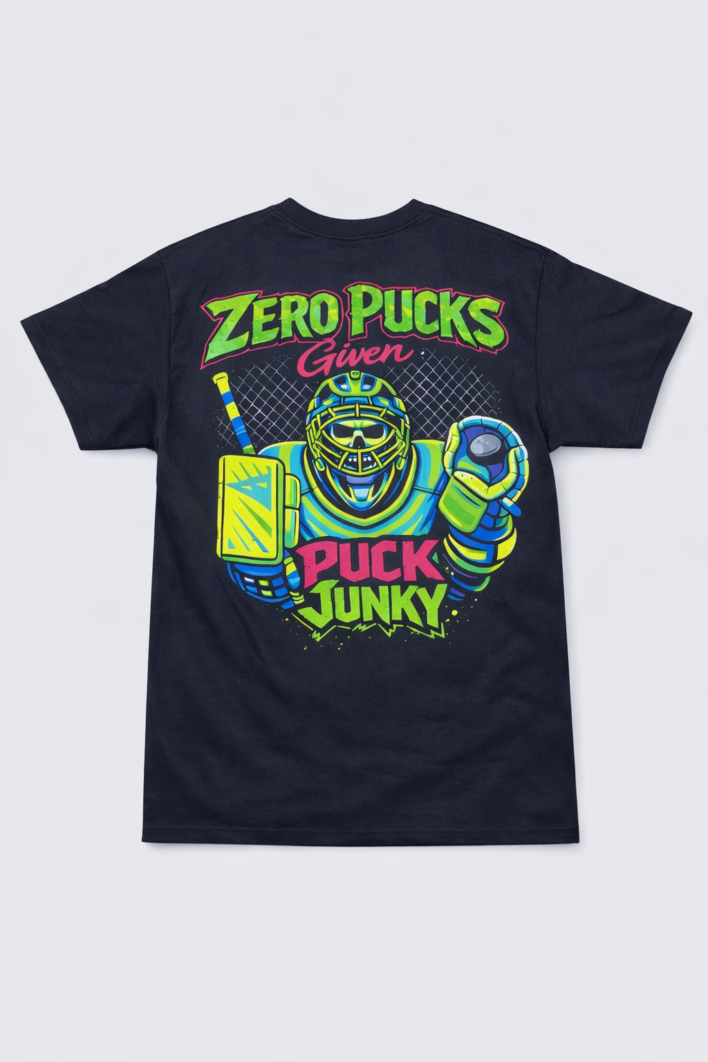 Puck Junky - Zero Pucks Goalie Tee