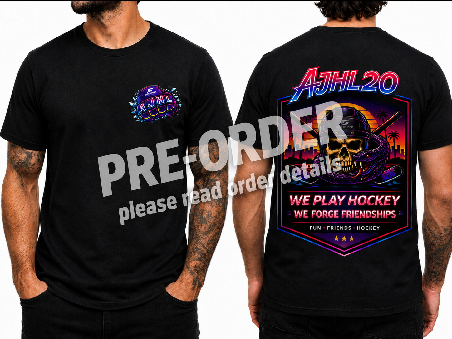 AJHL 2.0 x Crosscheck – Tee Shirt -  !! Limited Pre-Order !!