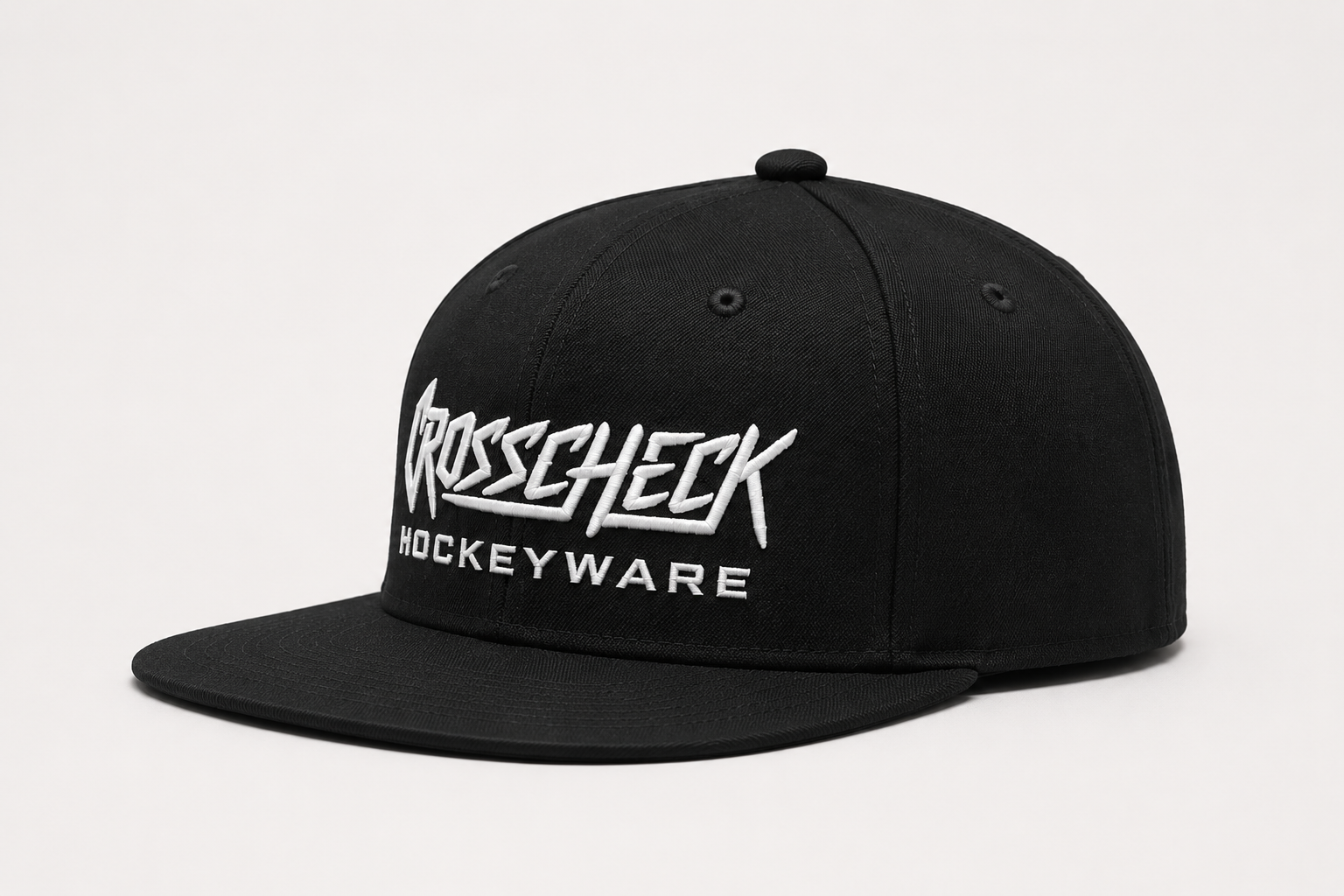 Crosscheck - Black Snap Back Cap