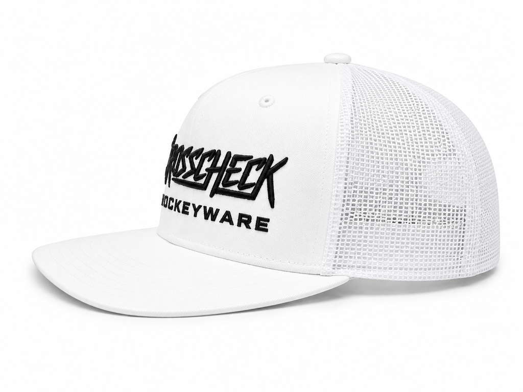 Crosscheck -White Snap Back Cap