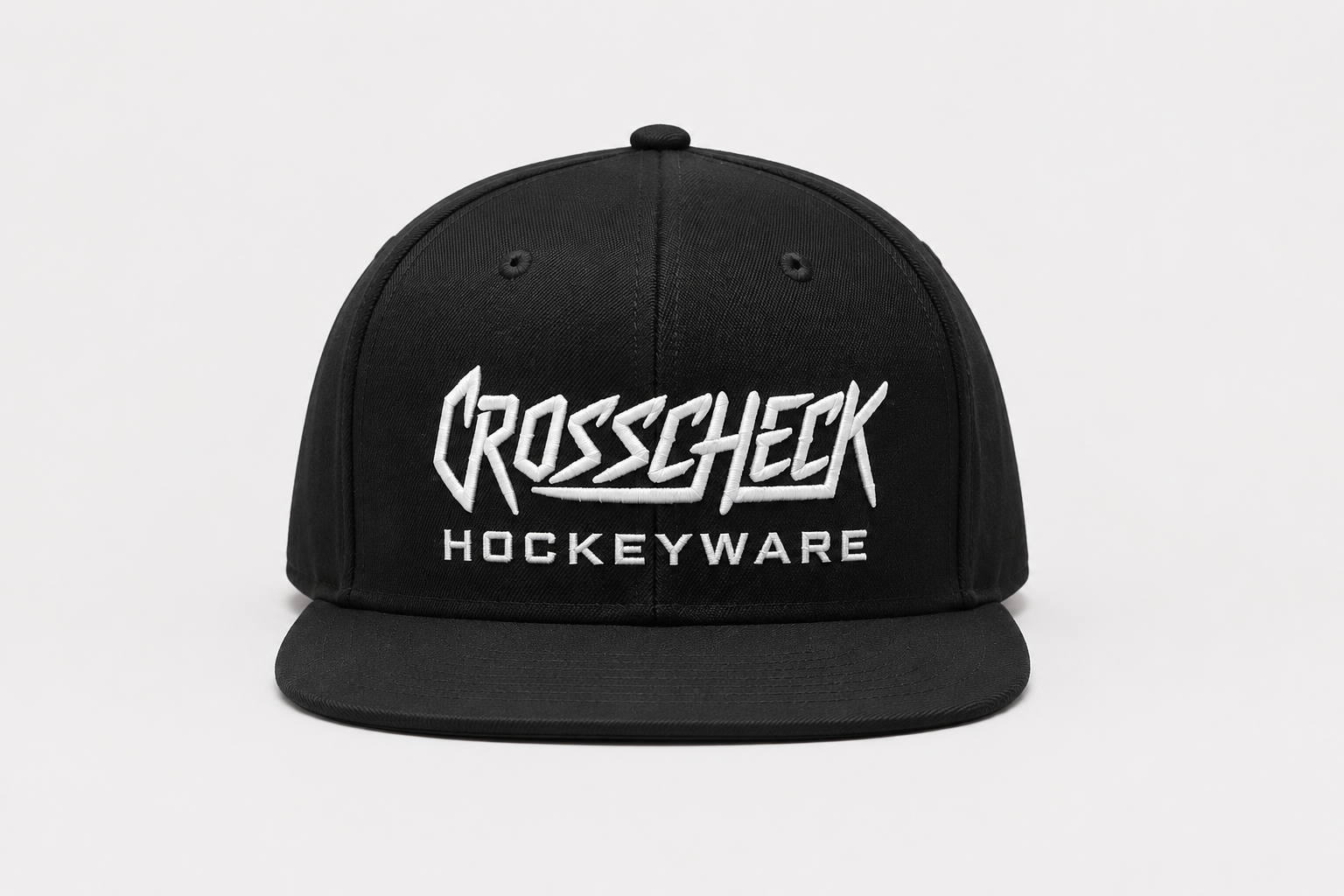 Crosscheck - Black Snap Back Cap