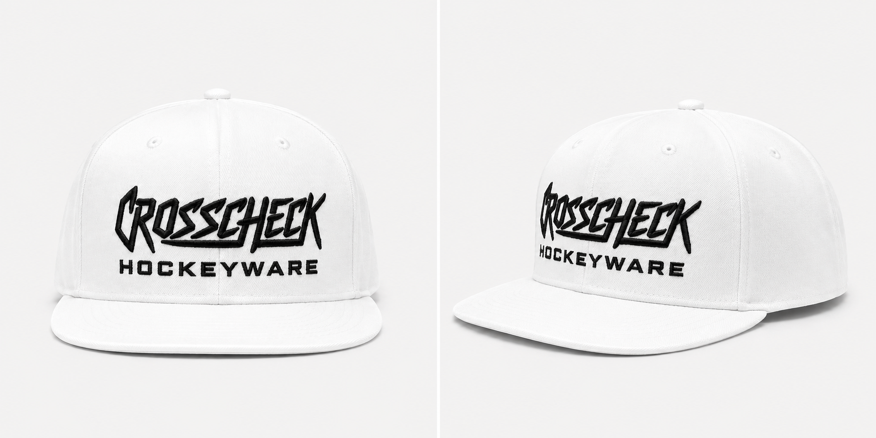Crosscheck -White Snap Back Cap