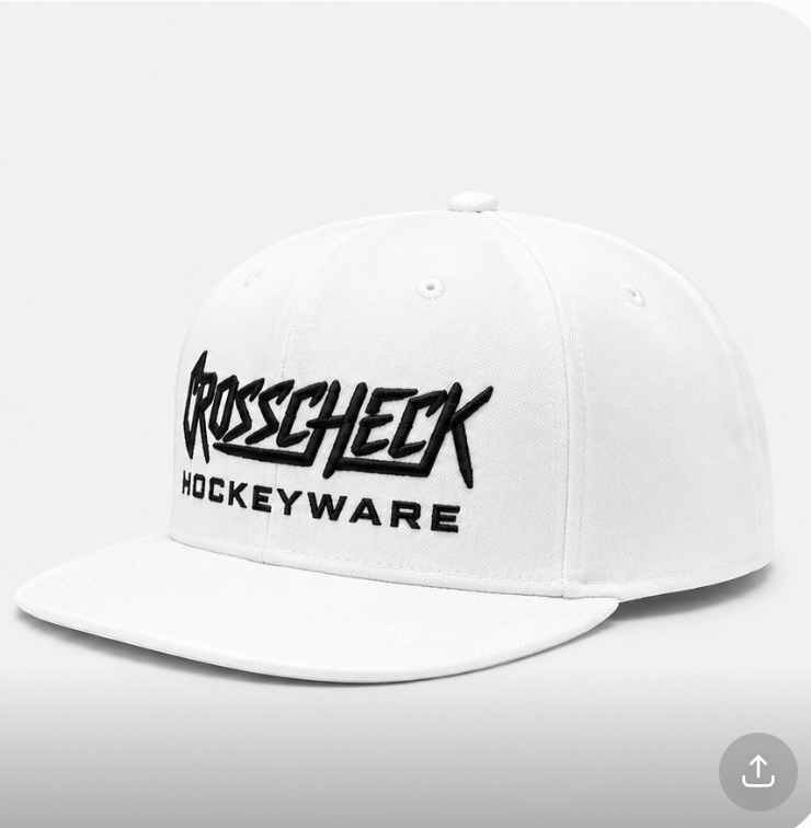 Crosscheck -White Snap Back Cap