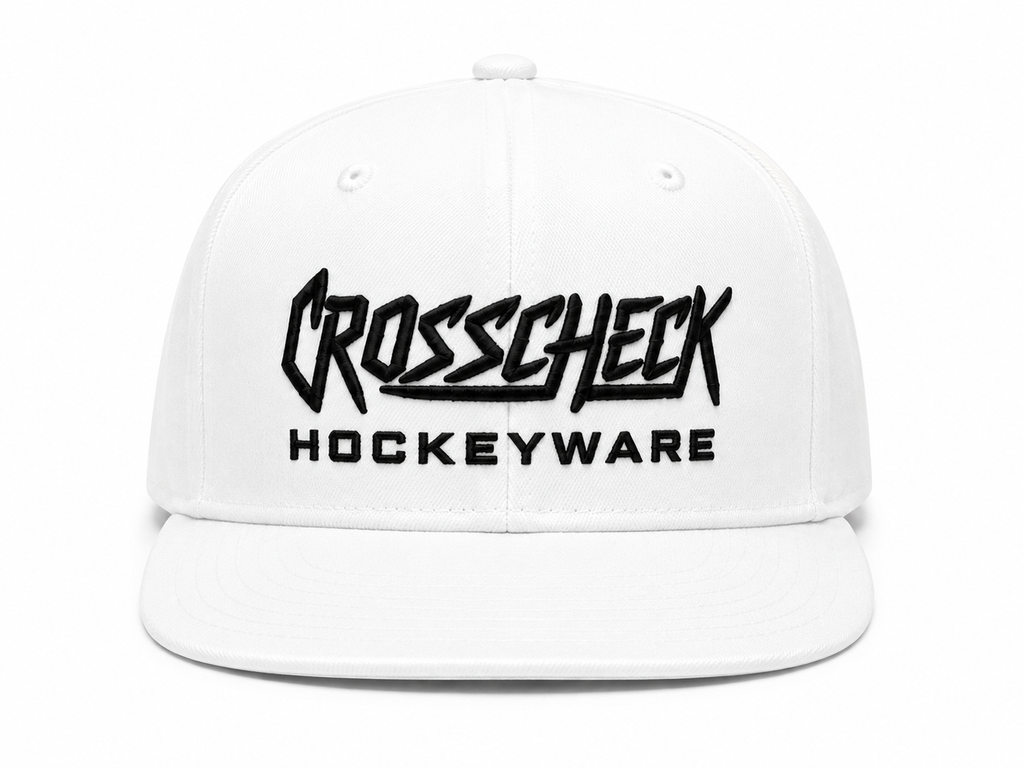 Crosscheck -White Snap Back Cap