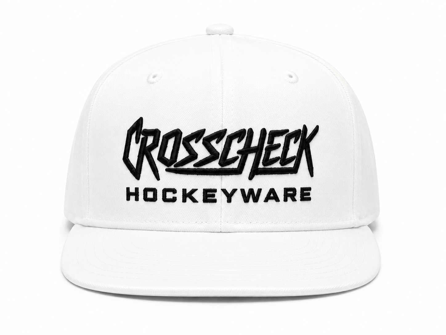 Crosscheck -White Snap Back Cap